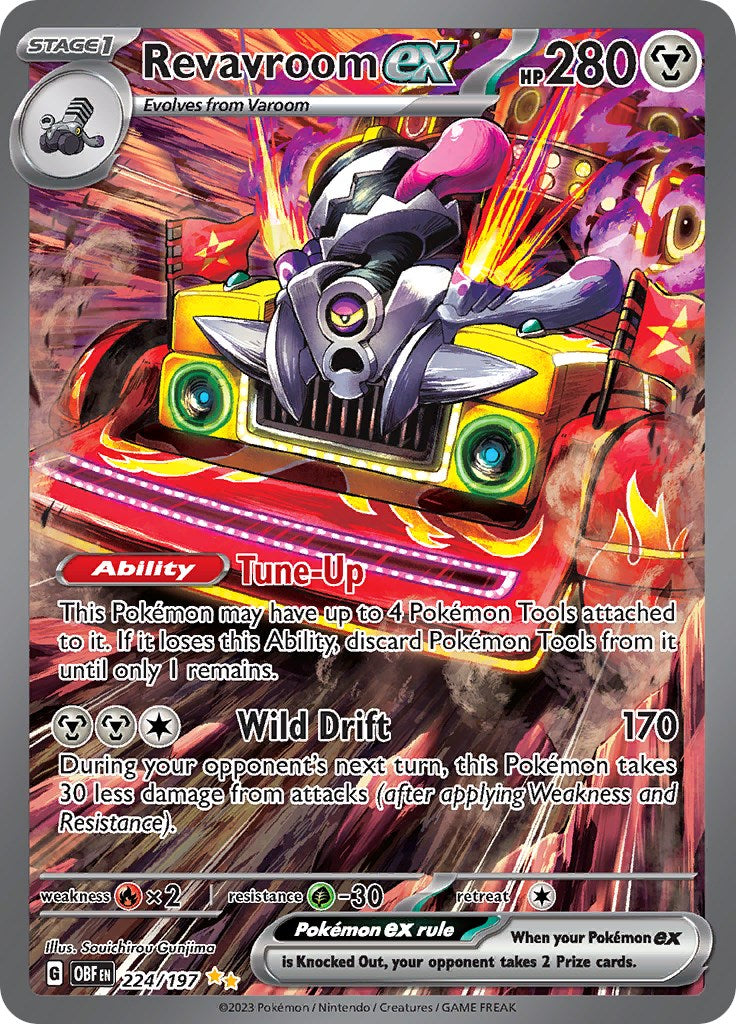 SV03: Obsidian Flames #224/197 Revavroom ex