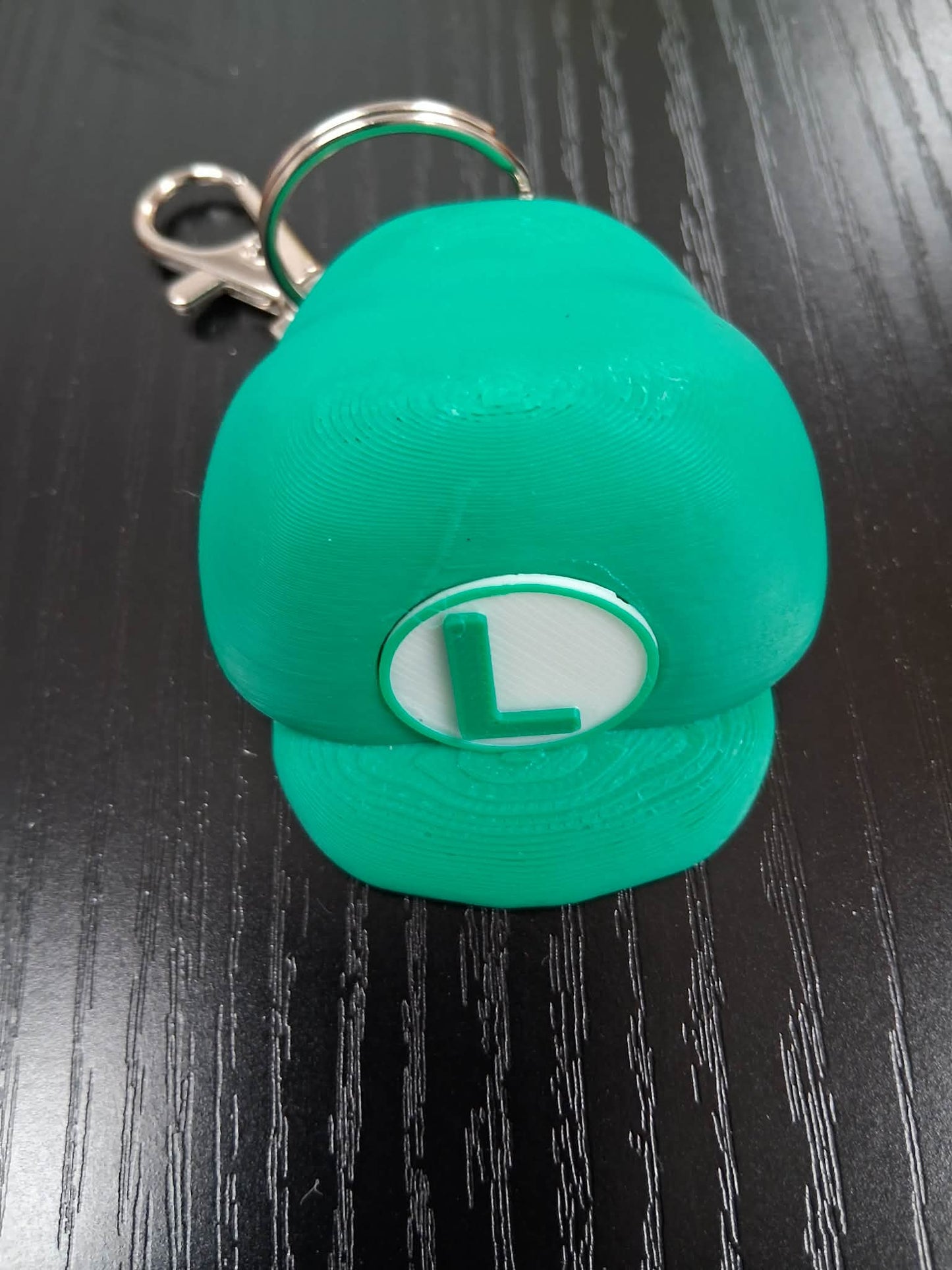 Luigi Hat Keychain