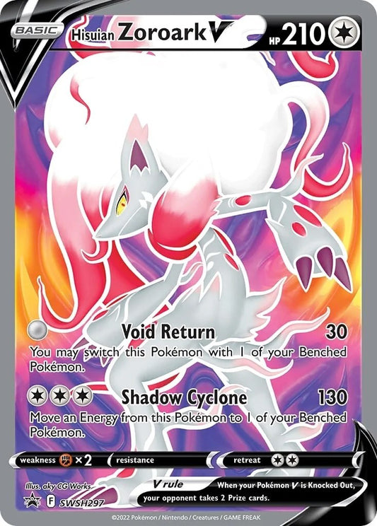 SWSH: Sword & Shield Promo Cards #SWSH297 Hisuian Zoroark V