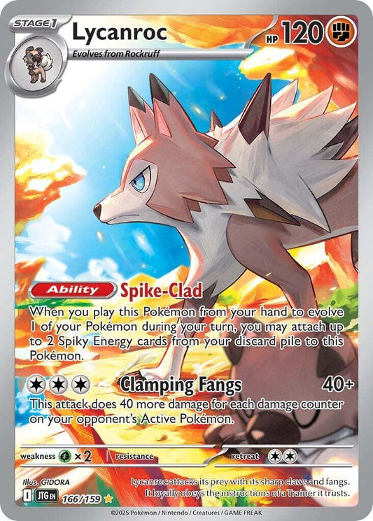 SV09: Journey Together #166/159 Lycanroc