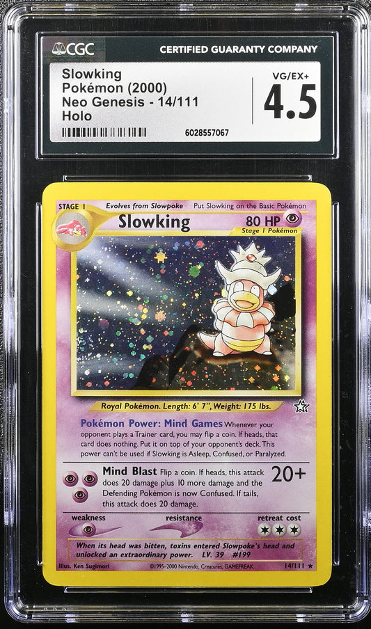 2000 Neo Genesis #14/111 Slowking CGC 4.5