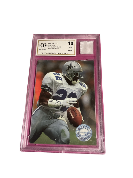 1991 Pro Set Platinum #25 Emmitt Smith BCCG 10