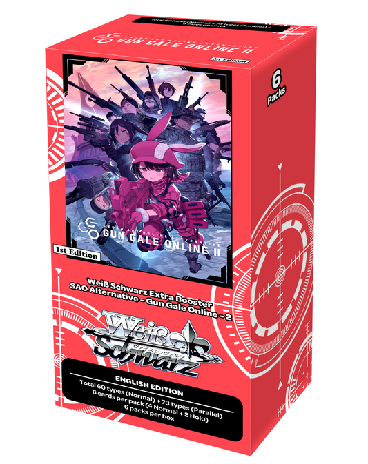 Weiss Schwarz Gun Gale Online 2 Booster Box 1st Edition English